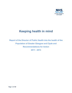 Keeping health in mind