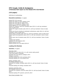 a detailed breakdown of this report`s contents.