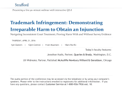 Trademark Infringement: Demonstrating Irreparable Harm to Obtain