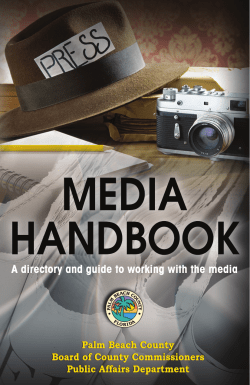Media Handbook - Palm Beach County