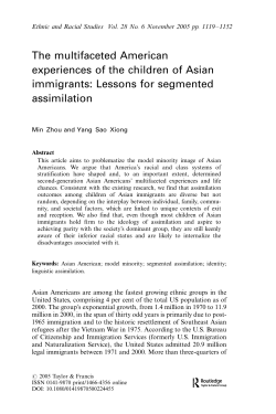 The multifaceted American experiences of the children of Asian