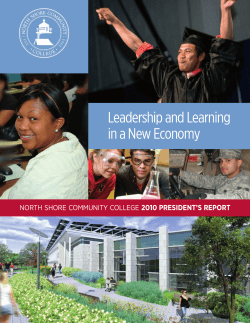 Leadership and Learning in a New Economy