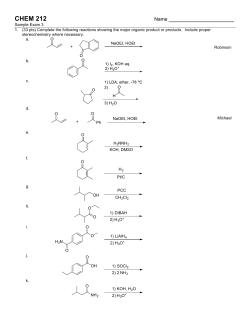 CHEM 212 - Chemistry
