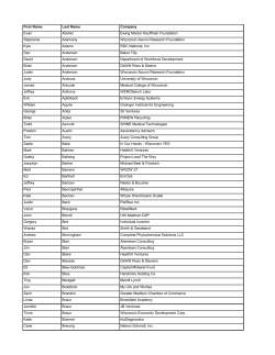 HERE. - Wisconsin Technology Council