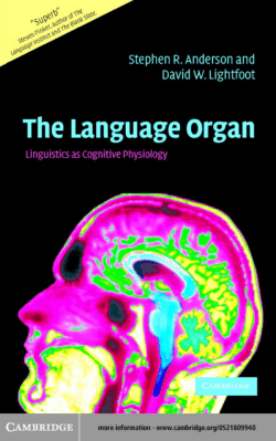 The Language Organ: Linguistics as Cognitive Physiology