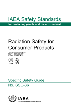 Radiation safety for consumer products