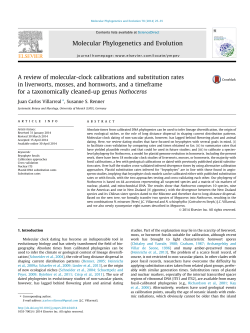 A review of molecular-clock calibrations and