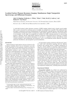 LSPR Imaging - Northwestern University