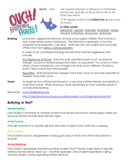 Bullying Awareness