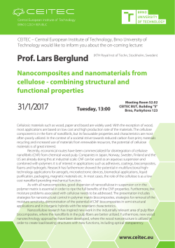 Nanocomposites and nanomaterials from cellulose