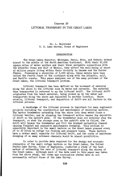 littoral transport in the great lakes