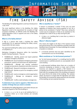 Overview of which building may need to appoint a Fire
