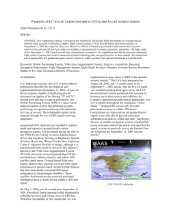 Plausibility of 9/11 Aircraft Attacks Generated by GPS