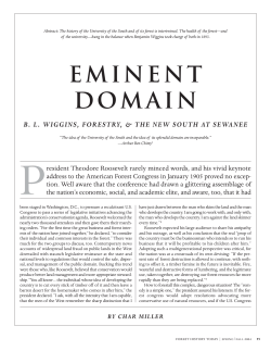 eminent domain - The Forest History Society