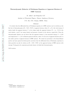 Thermodynamic Behavior of Friedmann Equation at Apparent