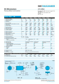 2,5 mNm DC-Micromotors