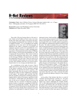 Untitled [Lamar Cecil on Kaiser Wilhelm II] - H-Net