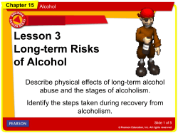 Lesson 3 Long-term Risks of Alcohol