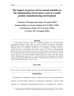 The Impact of Powers-of-Two Based Schedule on