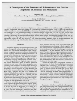 A Description of the Sections and Subsections of the Interior