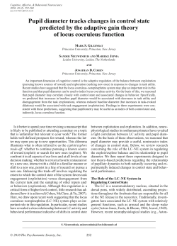 Pupil diameter tracks changes in control state predicted by
