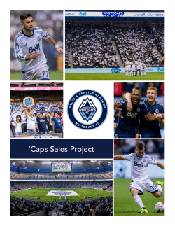 Caps Sales Project - Beedie School of Business
