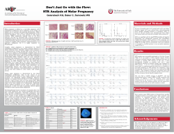 STR Analysis of Molar Pregnancy