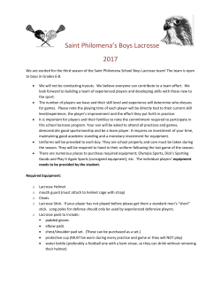 Saint Philomena`s Boys Lacrosse 2017