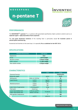 n-pentane T - Inventec, performance chemicals