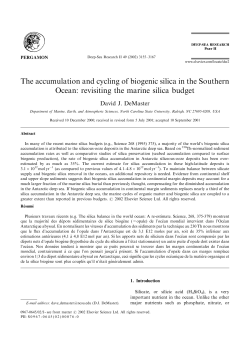 The accumulation and cycling of biogenic silica in the Southern Ocean