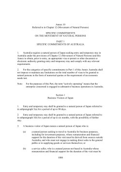 1088 Annex 10 Referred to in Chapter 12 (Movement of Natural