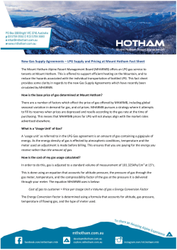 Gas Supply Agreement