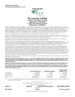 Fly Leasing Limited - Irish Stock Exchange