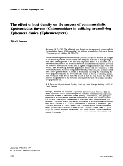 The effect of host density on the success of commensalistic