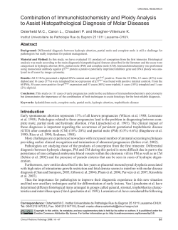 Combination of Immunohistochemistry and Ploidy Analysis to Assist