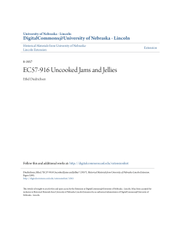 EC57-916 Uncooked Jams and Jellies
