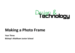 Photo Frame - Bishop`s Waltham Junior School