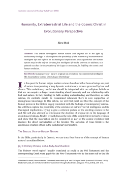 - Australian eJournal of Theology