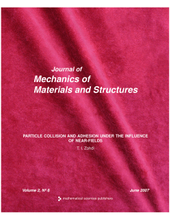 Particle collision and adhesion under the influence of near