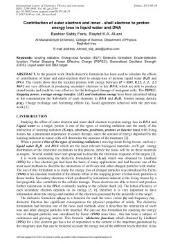 Contribution of outer electron and inner