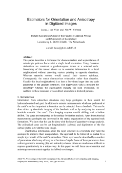 Estimators for Orientation and Anisotropy in Digitized Images