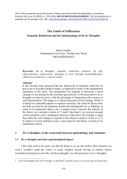 The Limits of Selflessness