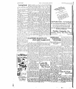 EASTERN RAILWAYS PUT OFF FARE CUT Farden