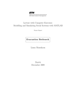 Lecture with Computer Exercises - Webarchiv ETHZ / Webarchive ETH