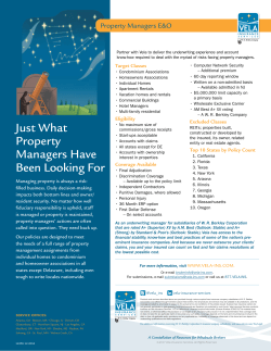 Property Managers Overview