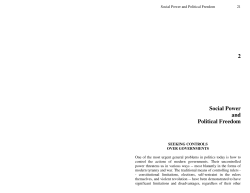 2 Social Power and Political Freedom
