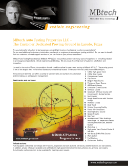 MBtech Auto Testing Properties LLC &ndash; The Customer Dedicated