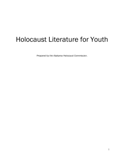 Holocaust Literature for Youth - Birmingham Holocaust Education