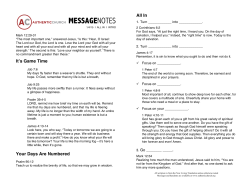 messagenotes - Authentic Church