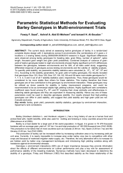 Each plot consisted of 5 rows of 2m length with intra- and inter